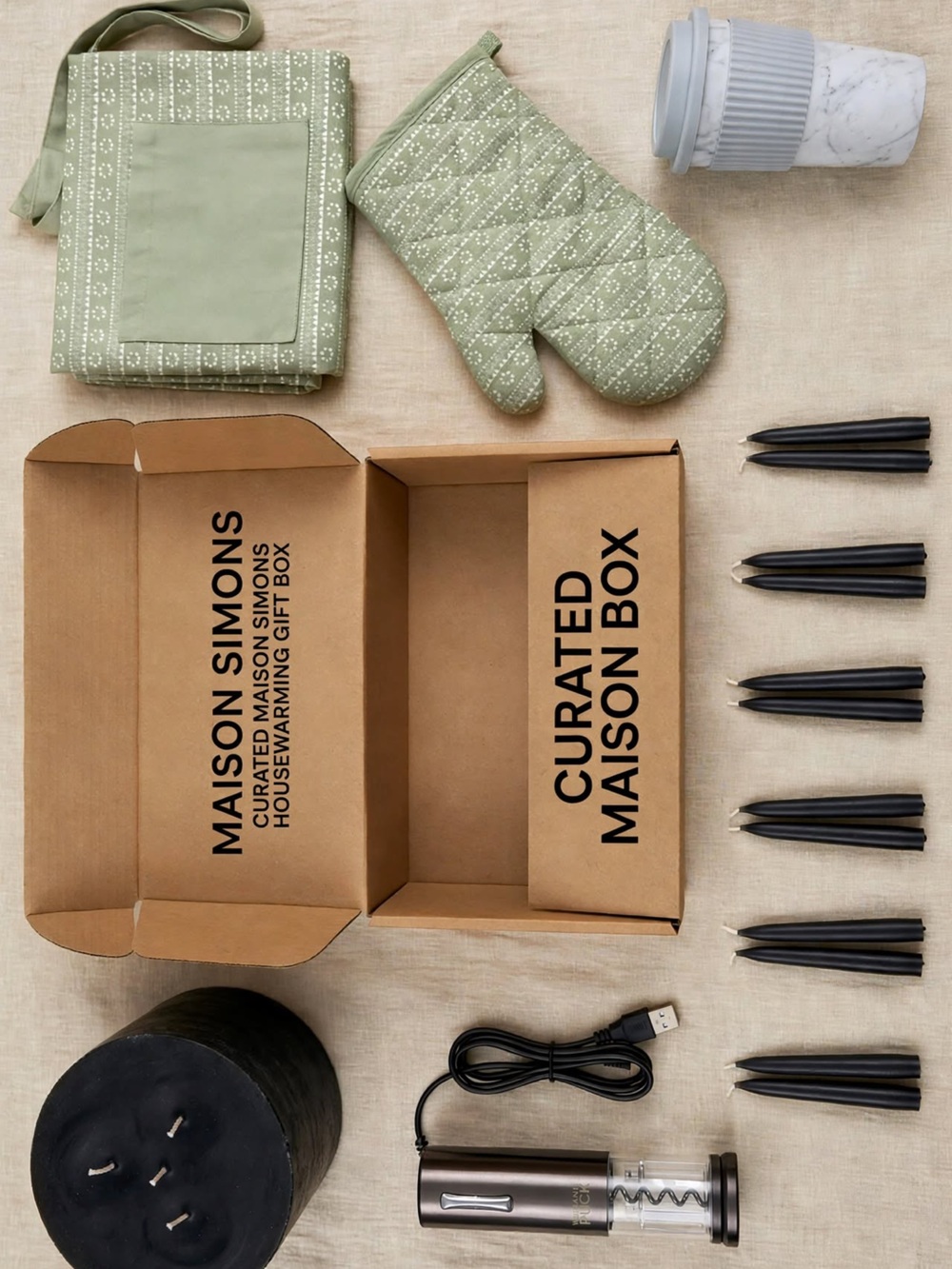 Maison Simons Curated Brown Box Home